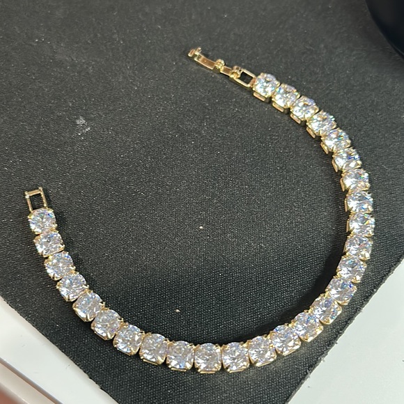 tennis bracelet gold filled - Picture 2 of 16